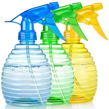 Spray Bottles - 3 Pack, 16 oz - Mist/Stream, Bright Colors, Sturdy, Leak... 