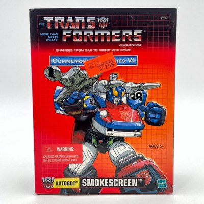 AUTOBOT SMOKESCREEN - G1 Transformers Commemorative Series VI Reissue Hasbro New
