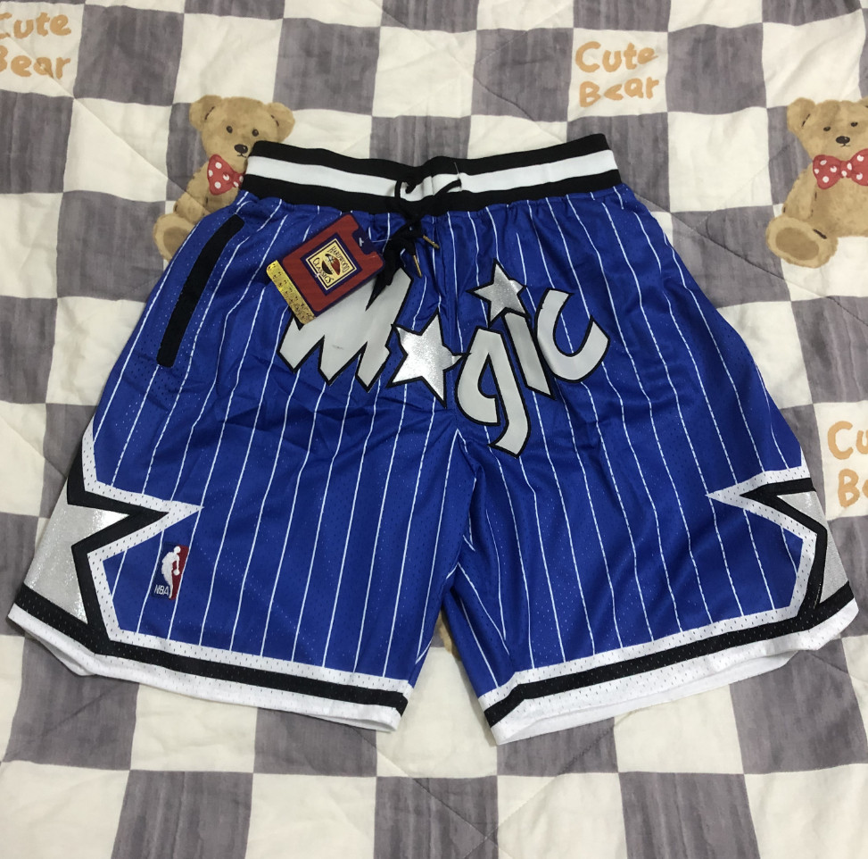 Orlando Magic Just Don Shorts Stitched Orlando Magic Basketball