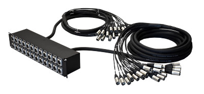 CBI 24 Splitter Box Rack w/15ft Mon, 30ft Main Snake
