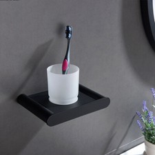 Black Toothbrush Holder Bathroom Cup Tumbler Holder Hotel Bathroom Accessories