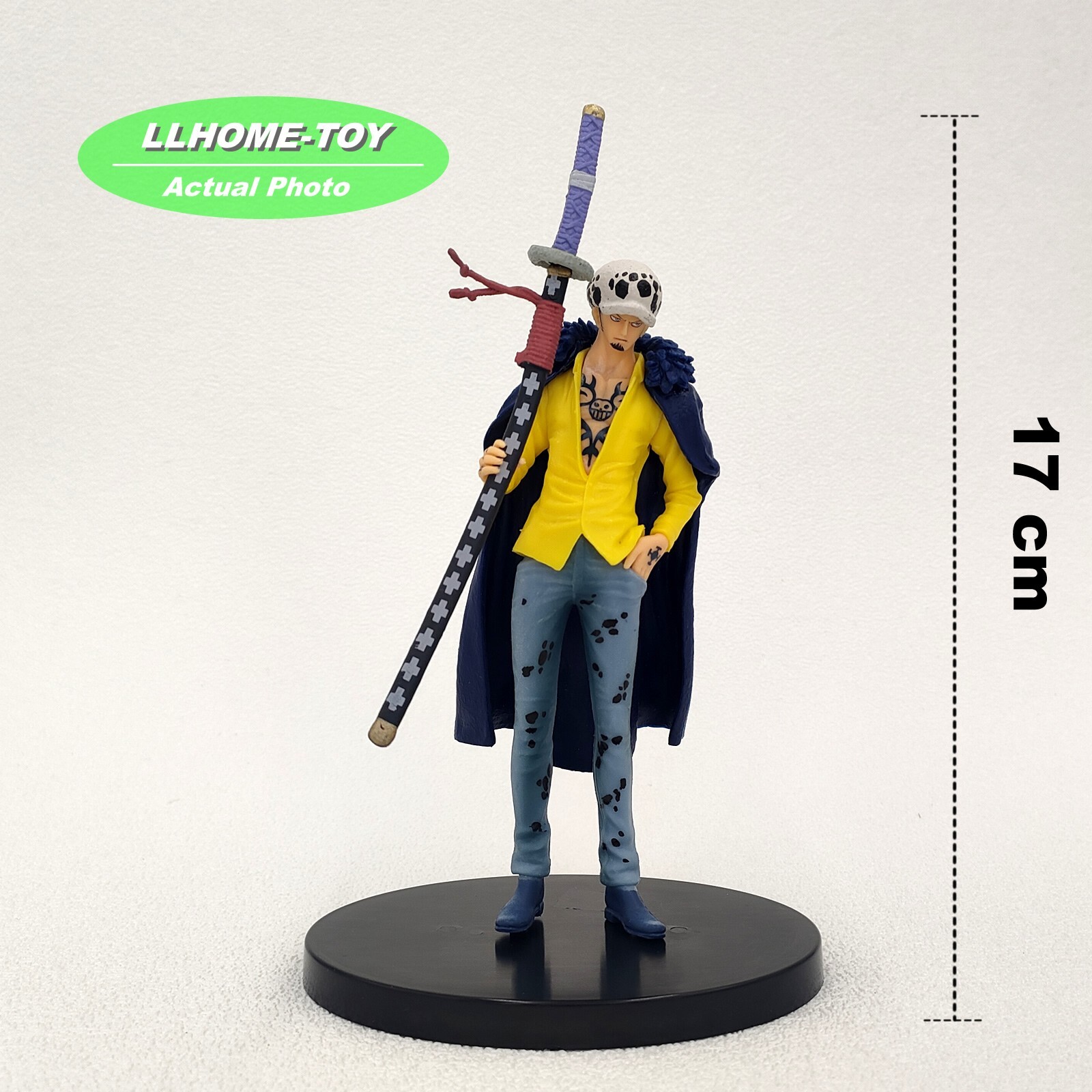Anime One Piece Trafalgar D Water Law Wano Country PVC Figure Statue Toy Gift