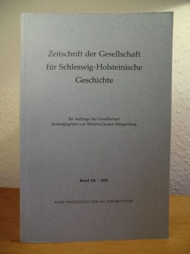 Zeitschrift der Gesellschaft für Schleswig-Holsteinische Geschichte. Band 116, J - Zdjęcie 1 z 1