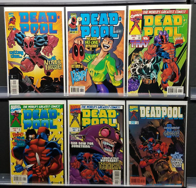 DEADPOOL #2 6 7 8 9 16  MARVEL 1997 1ST SERIES ED MCGUINNESS ART JOE KELLY STORY