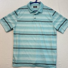 Ben Hogan Performance Golf Polo Shirt Short Sleeve Size Mens Large Stripes