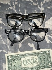 Vintage EYEGLASSES Cat Eye Glasses Art Craft Black Lot