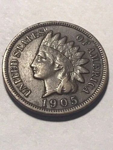 1905 Indian Head Cent VF #6196
