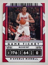 2020-21 Panini Contenders Draft Game Ticket /99 D'Angelo Russell #37