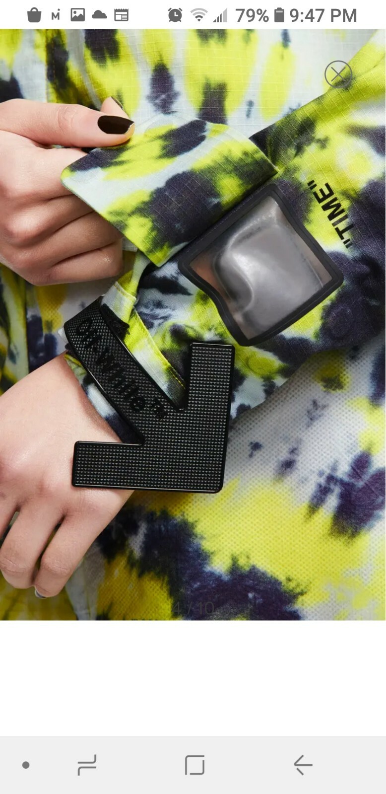 OFF WHITE X NIKE Giacca NIKE x Off White donna Volt Tie Dye taglia small