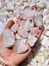 Raw Morganite Crystal - Grade AB, Natural Morganite from Brazil