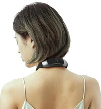 Fitech smart app control relaxing Neck Massager, Black NM10PRO NEW.          197
