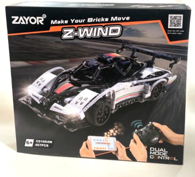 Zayor Z-Wind Remote Control Race Car Educational Toys Learning Building Kits NEW