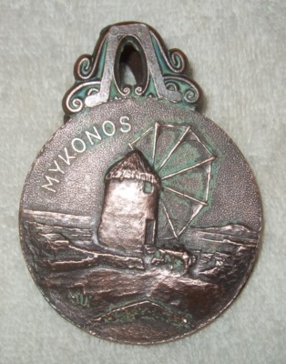 Desk Clip Paper Clip from Greece Mykonos Vacation