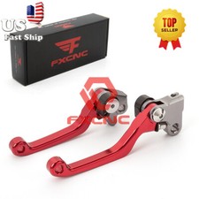 CNC Red Pivot Dirt Brake Clutch Levers For Ho...