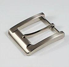 New 1 1/2" (38mm) pin buckle(#T12) new man women durable brushed nickel color