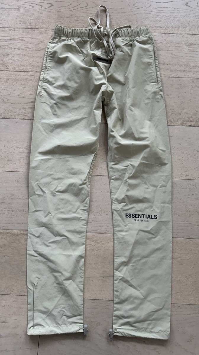 Men's Size S Essentials Fear Of God Nylon Track Pants Sage | eBay