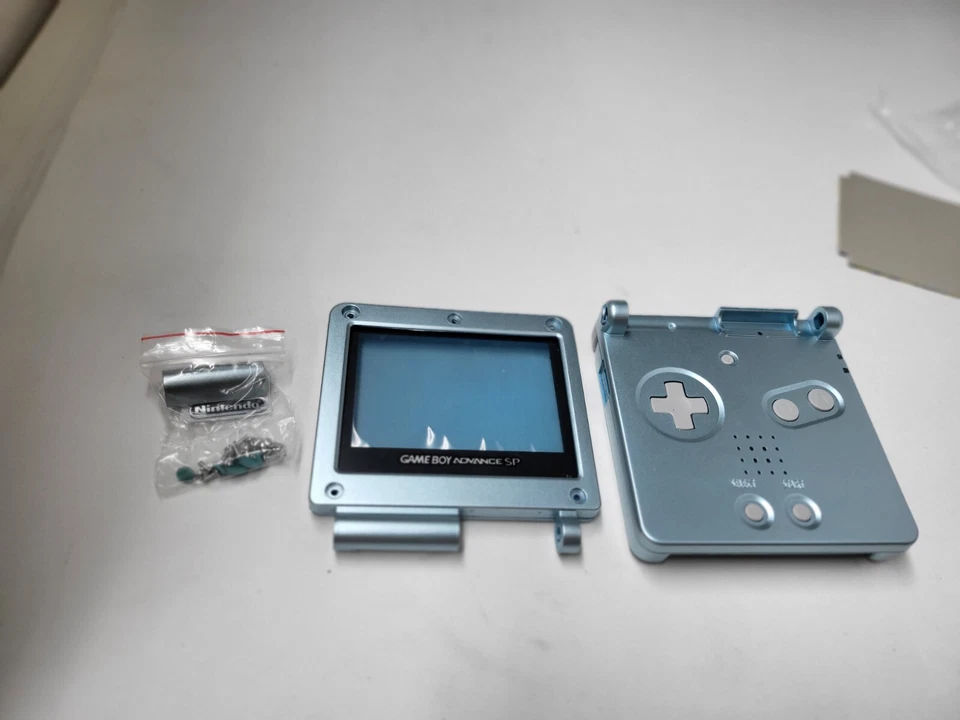 NEW Replacement light Blue Full Housing Shell Case for GameBoy Advance GBA SP 1K - Image 3 of 4