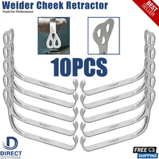 Dental Weider Lip & Cheek Retractor Mouth Opener Surgical Tongue Depressor 10PCS