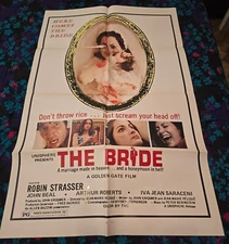 THE BRIDE (AKA - THE HOUSE THAT CRIED MURDER) - ORIGINAL FOLDED POSTER - 1973