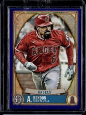 2021 Topps Gypsy Queen Indigo Parallel #049 Anthony Rendon 191/250 Angels