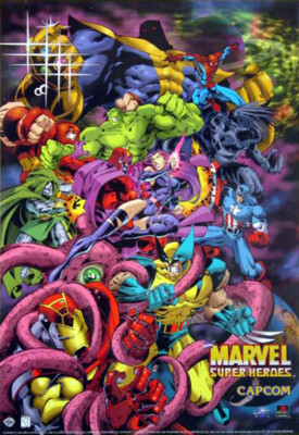 Marvel Super Heroes (1996) Marvel Promo Poster, Original, SS