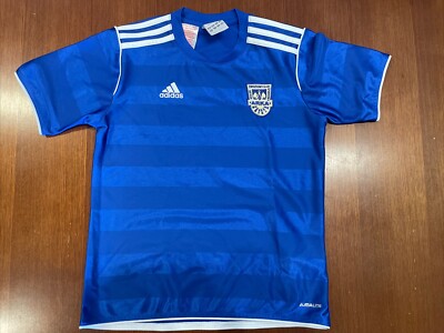 Adidas Arka Gdynia Blue Football Soccer Jersey Youth XS Free Shipping