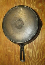 Wapak Indian Head #8 Cast Iron Skillet