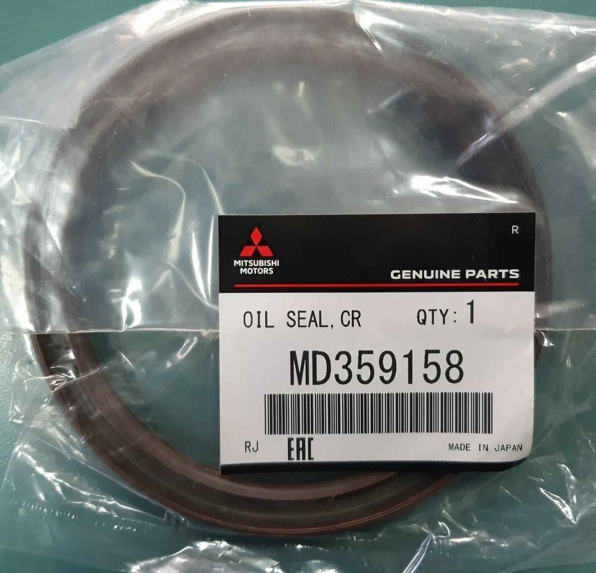 GENUINE OEM REAR CRANKSHAFT OIL SEAL MITSUBISHI LANCER CT9A EVO 1 