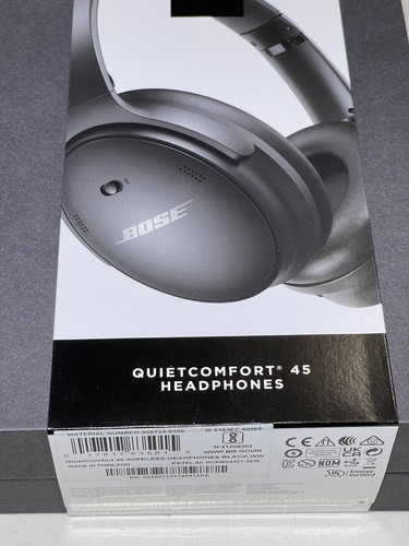 Bose QuietComfort 45 Wireless Bluetooth Smart Headphones ANC Over-the-Ear Black. - Picture 4 of 13