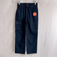 Children  s Place Boys Elastic Drawstring Waist Cargo Chino Pants Navy Size 6