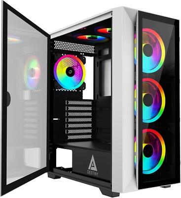 10-Core (20-Thread) NVIDIA Gaming PC: 128GB RAM, 8.25TB 5G-WiFi Desktop Computer