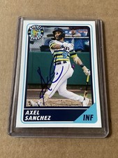 Axel Sanchez Everett Aquasox 2024 Autographed Card Seattle Mariners Signed