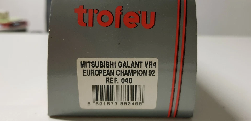 TROFEU MITSUBISHI GALANT VR4 EUROPEAN CHAMPION 92 REF.040 DIE-CAST 1:43 - Immagine 2 di 2