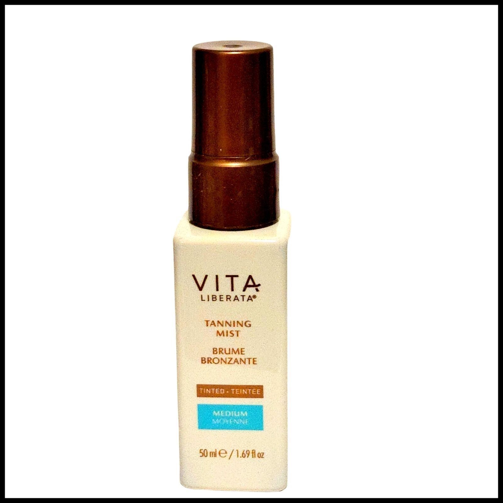 Средство для загара Vita Liberata Tanning Mist Tinted Medium, 1,69 жидких унций Новый размер для путешествий