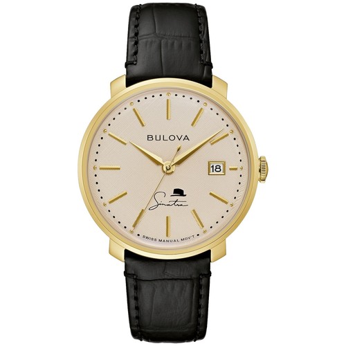 Vintage 1969 Bulova Linen Dial Men\'s Mechanical Wristwatch 7 BPP Swiss 10k RGP Vintage 1969 Bulova Linen Dial Men main image 2