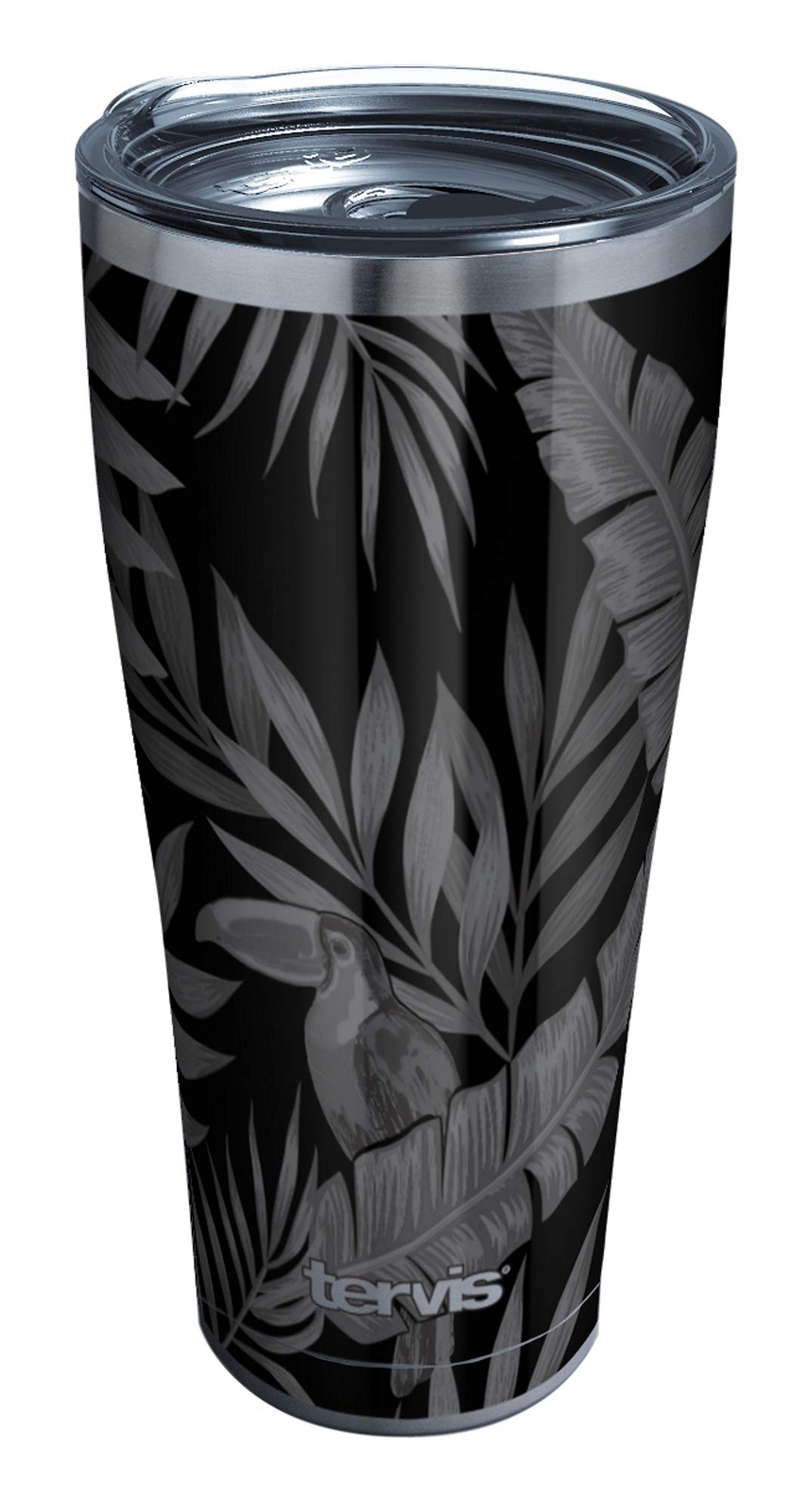 Blackout Palm Triple Walled Insulated Tumbler Travel Cup Keeps Drinks Cold & ...