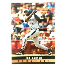 Joe Carter 1993 Pinnacle Slugfest Insert #4 MLB Toronto Blue Jays