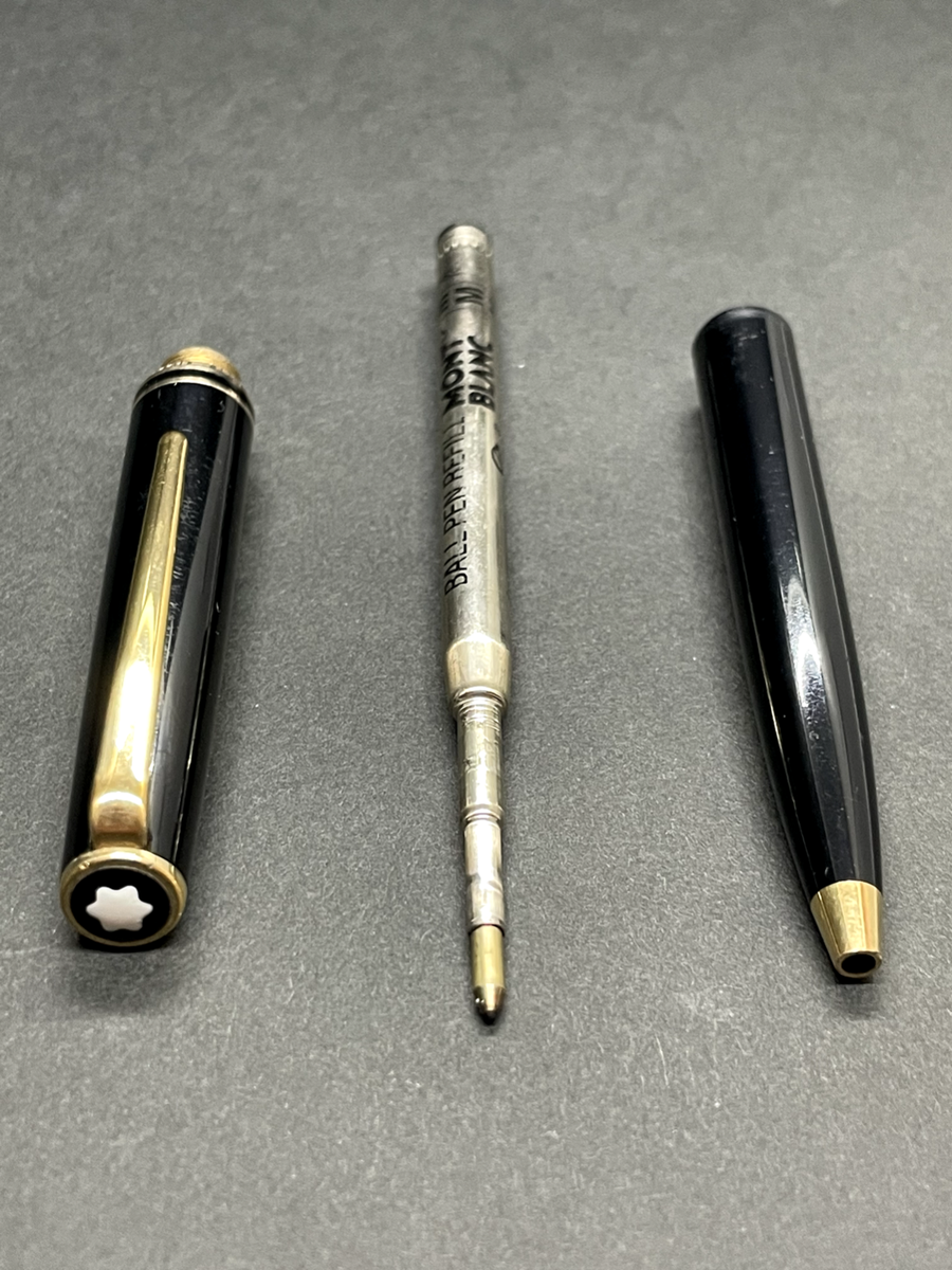 Excellent] MONTBLANC Classic No.13200 Black GT Vintage Twist