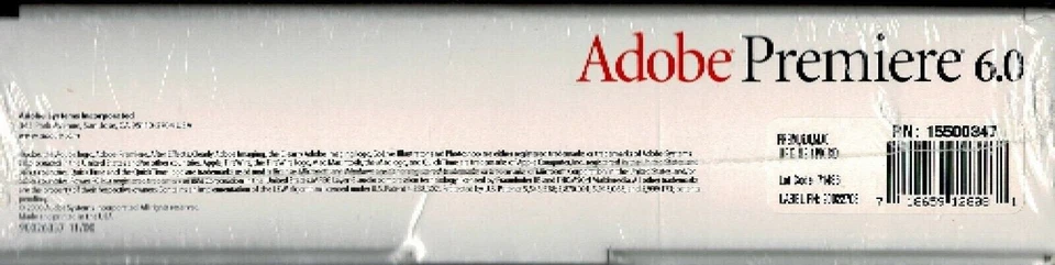 Adobe Premiere 6.0 Upgrade Apple New Sealed Full Retail Box PowerPC Mac 9.0 - Image 3 of 4