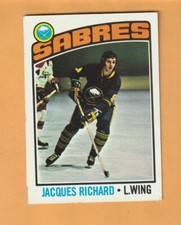 Jacques Richard Buffalo Sabres 1976-77 Topps #8 7A