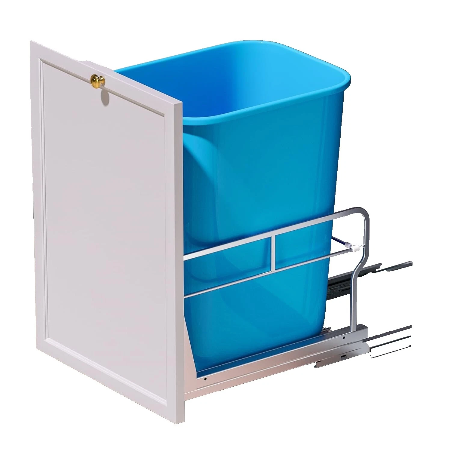 Wood Kitchen Household Trash Cans & Wastebaskets