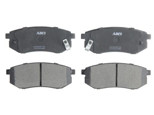 ABE BremsbeläGe Bremsbelegsatz Hinten Passend FüR Mitsubishi Pajero Pinin-image