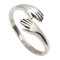 Hug Stainless Silver Bangle Cuff Bracelet Love Friendship Gift on sale Hug Stainless Silver Bangle Cuff Bracelet Love Friendship Gift on sale