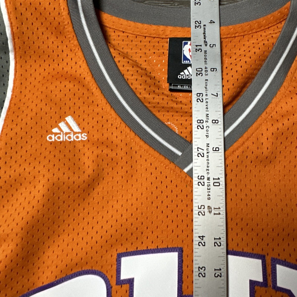Adidas Phoenix Suns NBA Steve Nash Orange Jersey Mens XLarge+2