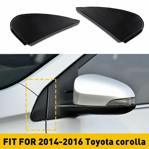 Pair For 16 15 14 Toyota Corolla Right Left View Mirror Corner Triangle Cover US