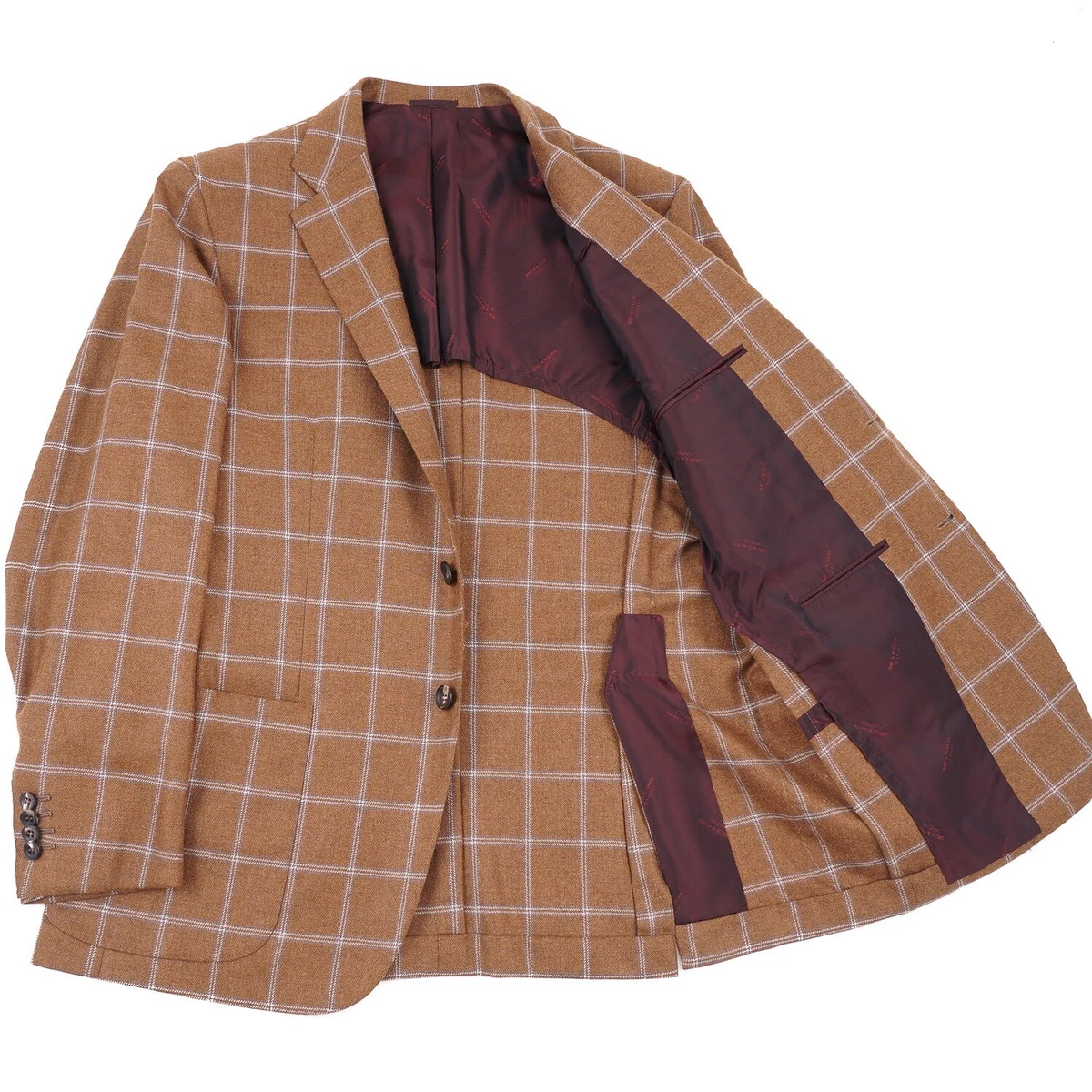 Next tan top windowpane check coat