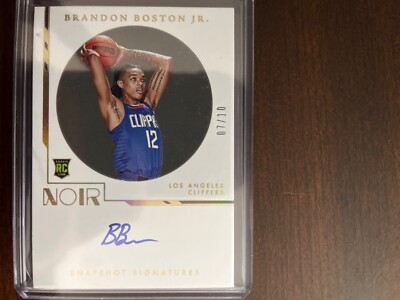 2021-2022 Noir  Brandon Boston Jr  Auto #7/10    