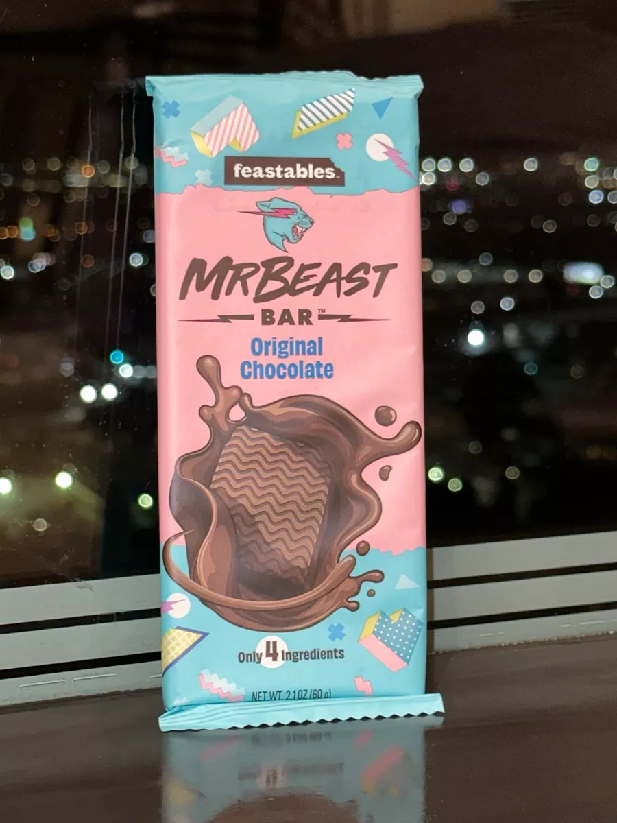 Feastables MrBeast barres de chocolat 60g - vente en gros - Lituanie,  Produits Neufs - Plate-forme de vente en gros