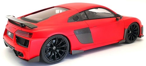 GT Spirit 1/18 Scale Model Car GT282 - 2019 Audi R8 ABT - Matt Red - Imagen 2 de 7