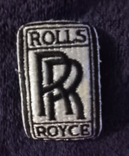patch Vintage Rolls Royce embroidered iron on patch 1.75 x 3 inch